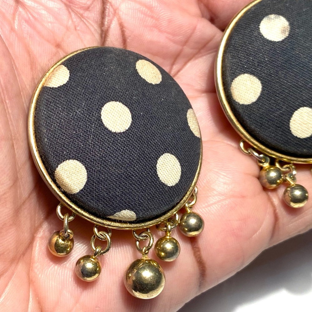 Vintage Natasha Stambouli Large Earrings - Picture 11 of 15